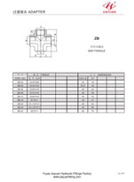 Conexões de união cruzada fêmea BSP