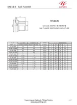Tubo de solda com cabeça de flange SAE 3000