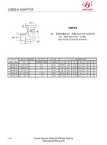 Adaptador SAE 6000 Flange Elbow BSP 60